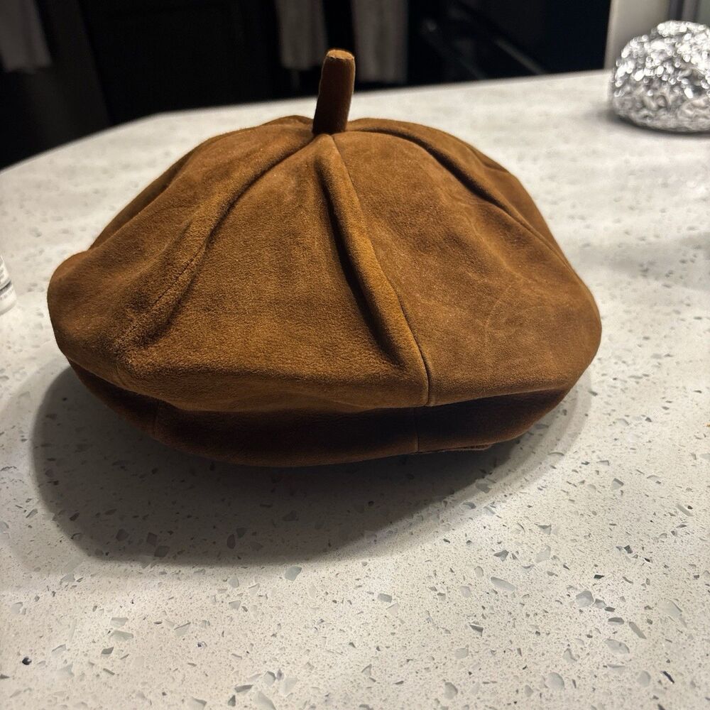 vintage Brown newsboy cap